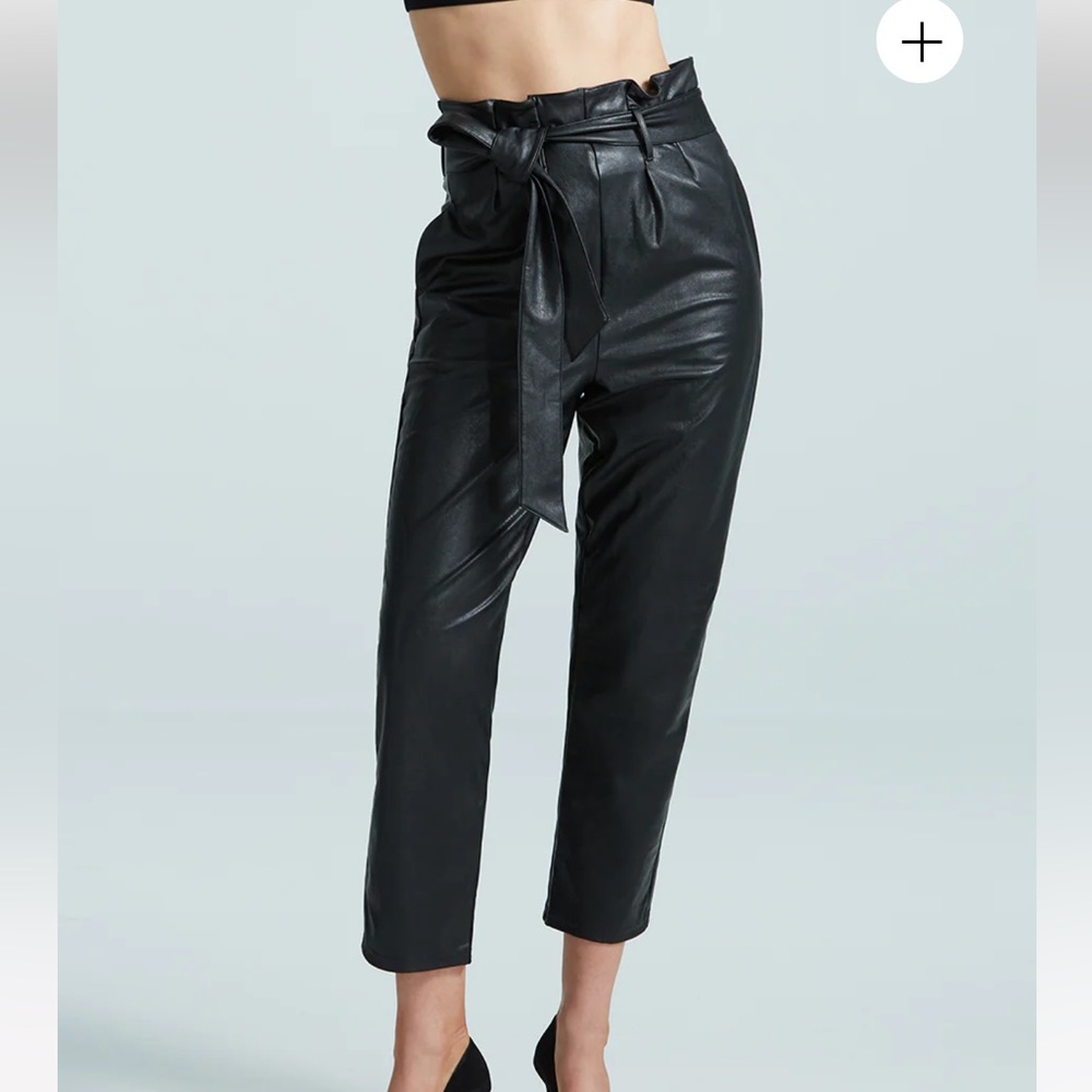 NWT Aqua Bloomingdales Faux  Leather Pants